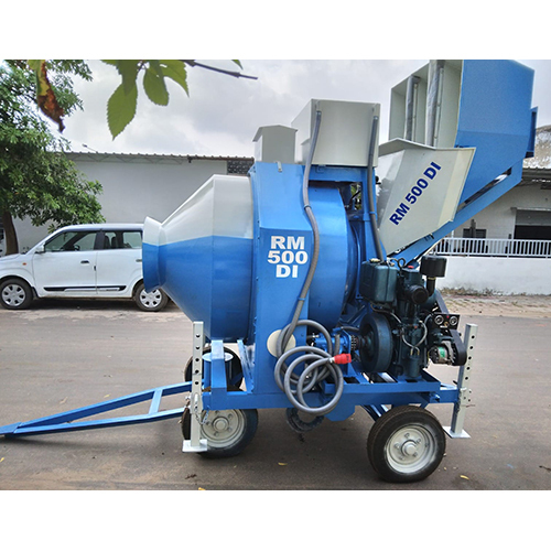 Rm 500 Diesel Engine Modal Reversible Drum Concrete Mixer Machine - Feature: High Quality