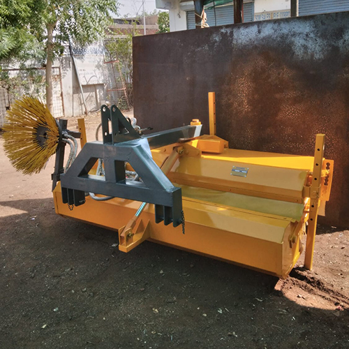 Hydraulic Hopper Broomer Machine - High-Quality Metal 250V Electric | Ideal for Acid Cleaning and Industrial Maintenance