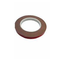 Pressure Sensitive Tapes - Acrylic Adhesive, 0.5 Inch Width X 10 Meter Length, Brown Color, Single-sided, No Printing, Static-free Design