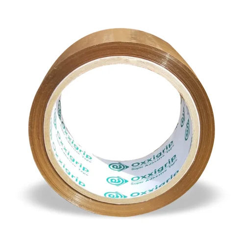 50M Plastic Adhesive Tape - Color: Brown