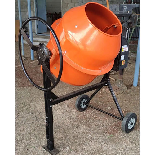 240 Ltr Concrete Mixer - Color: Orange