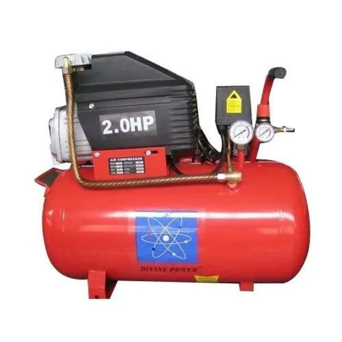 Portable Air Compressor - Color: Red