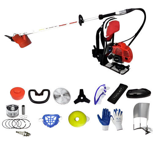 Gt-Shakti Backpack Brush Cutter 2 Stroke 52 cc Engine with Accessories