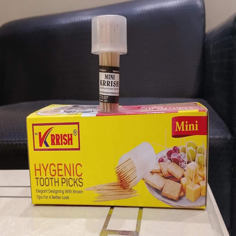 Mini Toothpick Sticks - Wooden, 2.5 Inches Long , Perfect for Appetizers and Snacks, Ideal for Catering and Food Presentation