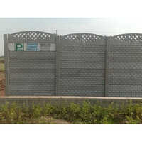 Godown Concrete Compound Wall - RCC/Concrete Material Various Sizes Available | Polished Surface Treatment Durable and Long-lasting Solution