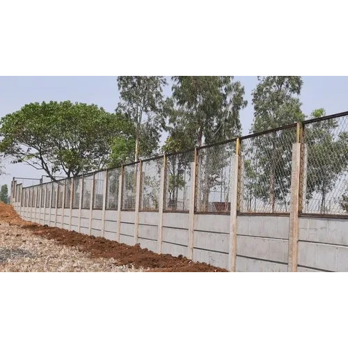 RCC Wire Fencing Compound Wall