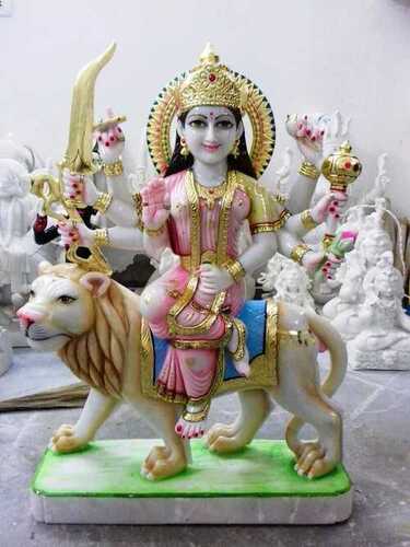 Marble Durga God Statue