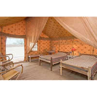 Canvas Burj Tent - Color: Mustard