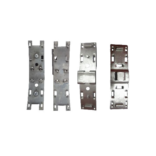 Back Plates For Railway Block - Color: Silver