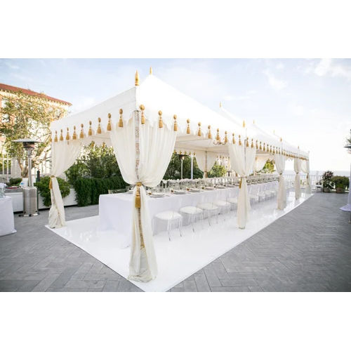 Outdoor Cotton Canopy Tent - Capacity: 5+ Person