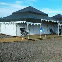 25x25 Inch Maharaja Tent - Color: White