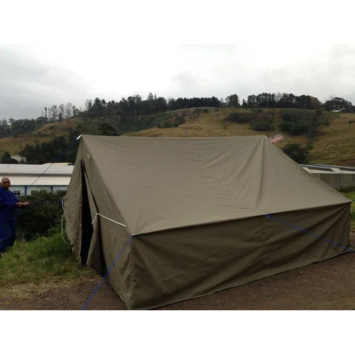 Disaster Shelter Canvas Tent - Color: Green