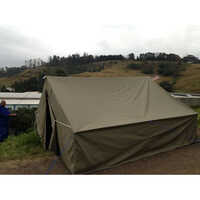 Disaster Shelter Canvas Tent - Color: Green