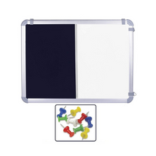 SDS010 Notice Board Non-Magnetic - Aluminum & Wooden Frame, All Sizes Available | Versatile Use for Office, School, College, Home