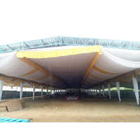 Event Exhibition Tent - Canvas Material, 20 Meters, White Color | Durable Non-woven Design, Easy Assembly For Outdoor Events