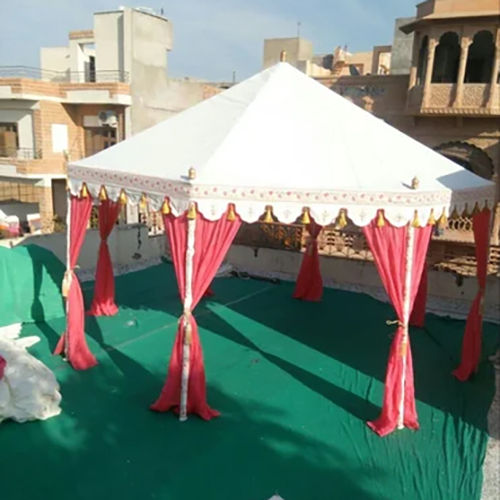 Polyester White Round Canopy Tent