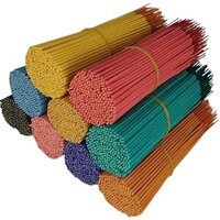 Color Incense Sticks - Bamboo Sticks 9-12 Inches | Multicolor Aromatic Sticks for Meditation, Relaxation, and Religious Rituals