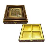 Mdf Gift Box - 11x18x1.5 Inches | Brown, Rectangular Shape, Matt Laminated Finish, Durable Design