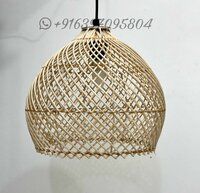 Rattan Halo light