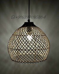 Rattan Halo light