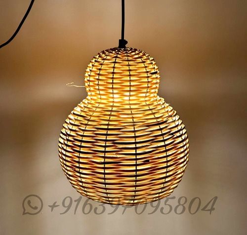 Rattan Radiance Hanging Light