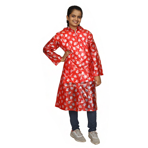 Jhalak Girls PVC Raincoat