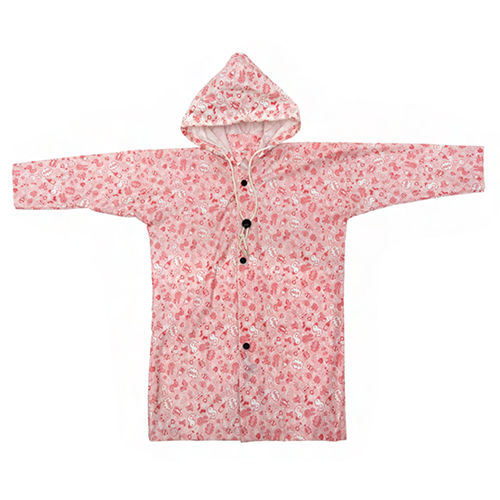 Jhalak Mini Girls Pvc Raincoat - Feature: Waterproof