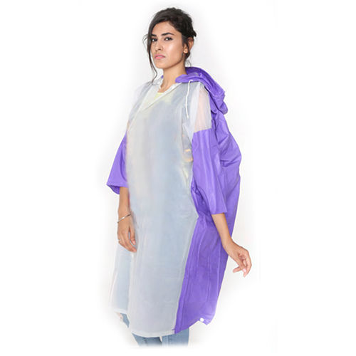 Ashi Spl Girls Pvc Raincoat - Fabric Type: Plastic