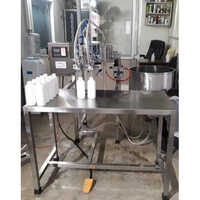 Bottle Liquid Filling Machine - Stainless Steel, High Performance 200 Bottles Per Minute | Automatic Grade With Human Machine Interface Control