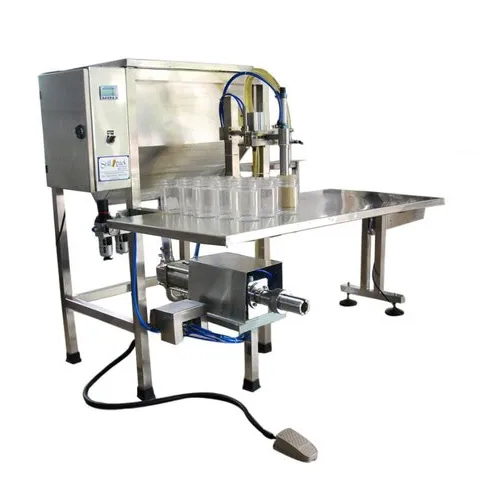 Semi Automatic Garlic Paste Filling Machine