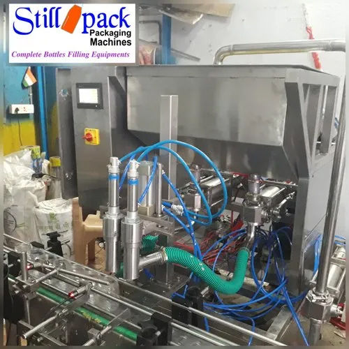 Mango Pickle Semi-Automatic Jar Filling Machine - Feature: High Performance