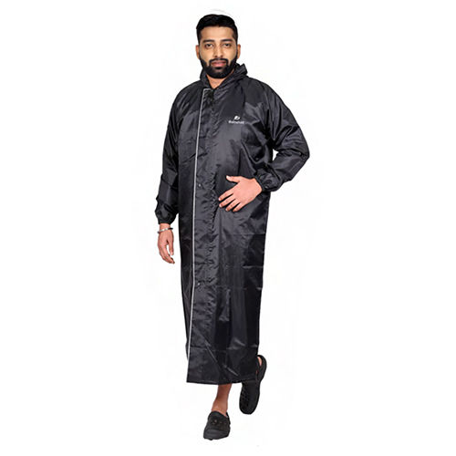 Soldier Gents Reversible Long Coat - Color: Black