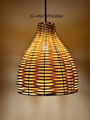 Hanging Lamp Sunset Wicker