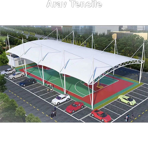 Tensile Auditorium Structure - Color: Multicolor