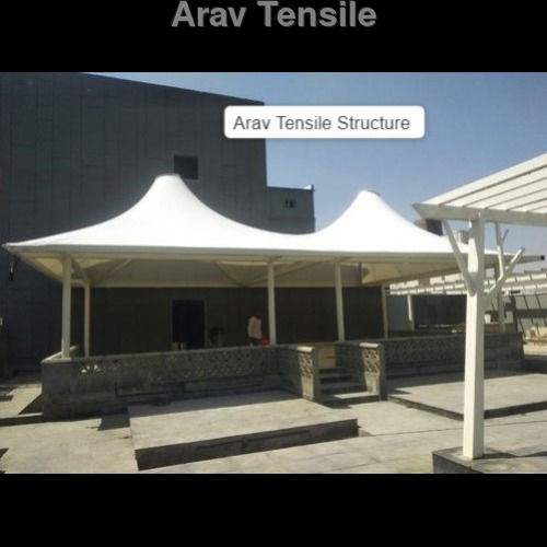 Tensile Gazebo Structure - Color: Multicolor