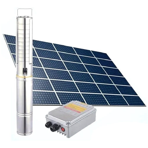 1 Hp Solar Submersible Pump - Color: As Per Requirement