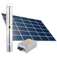 1 Hp Solar Submersible Pump - Color: As Per Requirement