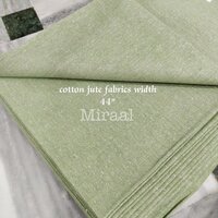 Eco- Friendly and Recycled Cotton Jute Fabric