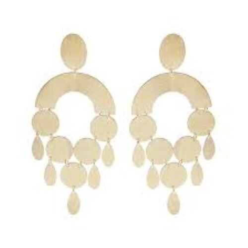 New arrival golden brass earring set for woman and girls