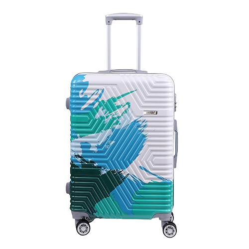 24inch Fly Green Blue Color kandel London Printed Suit Case