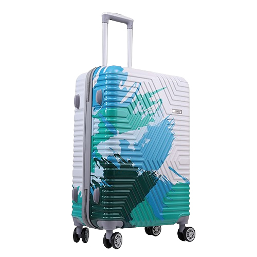 24inch Fly Green Blue Color kandel London Printed Suit Case