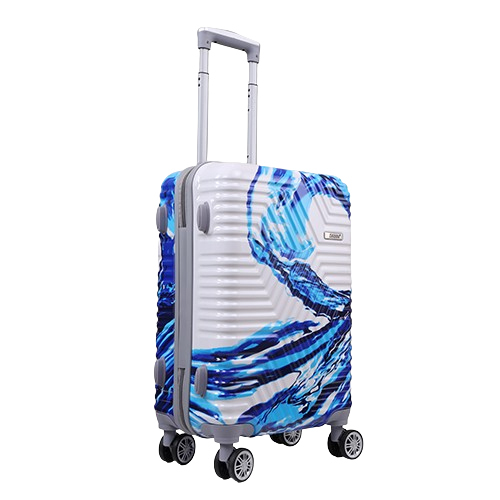 20 inch Kandel London Printed Ocean Blue SuitCase