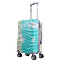 20inch Fly Green kandel London Printed Suit Case