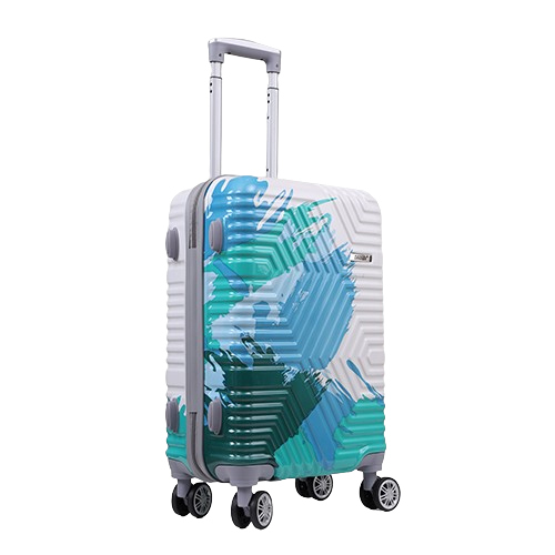 20inch Fly Green Blue Color kandel London Printed Suit Case