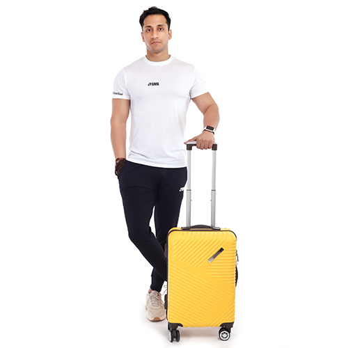 Yellow hard case Trolley