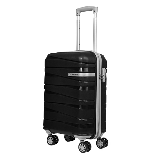 NKT 20 inch Black Trolley Bag