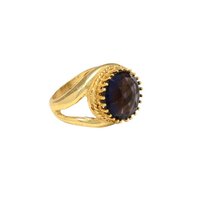 New arrival amethyst hydro golden ring for woman