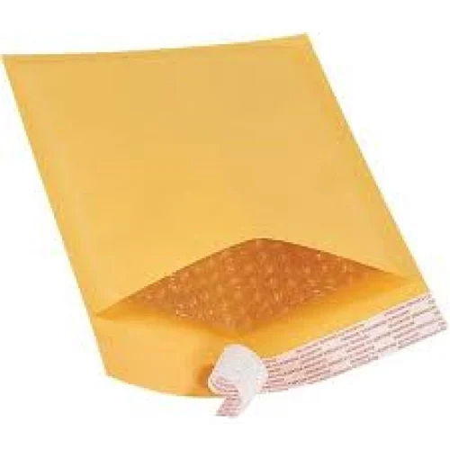 Kraft Liner Air Bubble Bag - Color: Yellow