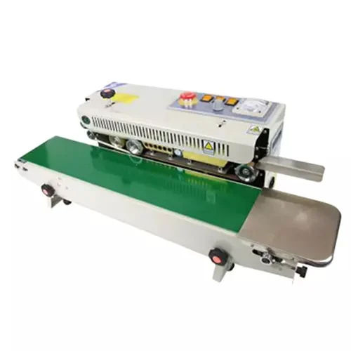 Plastic Bag Sealing Machine - 12 Inch Sealing Length, Semi Automatic, Green Color, New Industrial Voltage 12