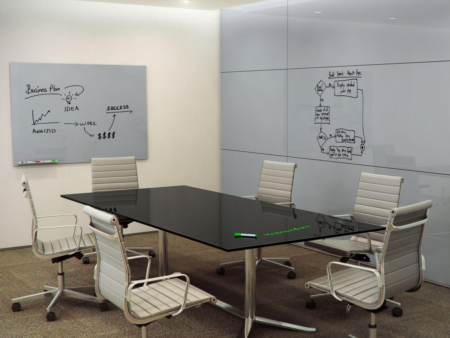 Magnetic Glass Boards Used in Meeting Rooms & Offices|New Style Colorful Writing Glass Board for Your Offices,School|Sunway Display Systems. SDS003